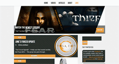 Desktop Screenshot of forcedfable.com