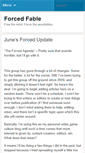 Mobile Screenshot of forcedfable.com